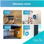 Detecteur CO2 Class'Air : Capteur CO2, Mesure de la qualite de l'air interieur, Thermometre interieur maison & testeur humidité,