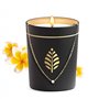 Les Merveilleuses | Bougie avec Bijou Swarovski | Parfum Monoï | Collier Solitaire Plaqué Or 18 Carats | Cire Végétale de Colza