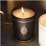 Les Merveilleuses | Bougie avec Bijou Swarovski | Parfum Monoï | Collier Solitaire Plaqué Or 18 Carats | Cire Végétale de Colza 