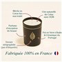 Les Merveilleuses | Bougie avec Bijou Swarovski | Parfum Monoï | Collier Solitaire Plaqué Or 18 Carats | Cire Végétale de Colza 