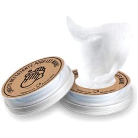 50 Grandes Lingettes Main Antiseptiques- Conditionnées en capsules individuelles pratiques -100% Biodégradables et Recyclables