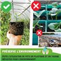 JARDEN® Presse-mottes Manuel pour Semis Professionnel - 4 Mottes Carré de 5x5 cm - Outil de Jardinage Inoxydable en Acier pour P
