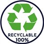 500 Serviettes Écoresponsables en Papier - Cocktail, Table, Biodégradables et Compostables (29x30 cm)