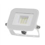 V-TAC 429 Projecteur 10W sécurité extérieur étanche avec Verre Gris Corps Blanc Samsung LED IP65 6400K 800 lumens, Die Cast Alum