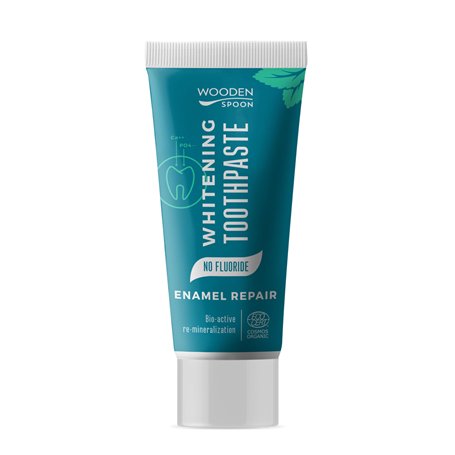 Wooden Spoon Dentifrice Bio Blanchissant & Reminéralisant – Double Menthe