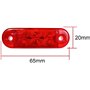 Feux Gabarit Position Lateral Rouge 12v 24v Remolque Camion Camionette Lampe