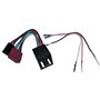 AERZETIX: Rallonge 16cm connecteur fiche ISO 16PIN 8+8 pour autoradio précâblée Faisceau Universel Alimentation+Son Haut parleur