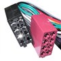 AERZETIX: Rallonge 16cm connecteur fiche ISO 16PIN 8+8 pour autoradio précâblée Faisceau Universel Alimentation+Son Haut parleur