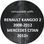 AERZETIX - C58931 - Soufflet de levier de vitesse - compatible avec Renault Kangoo II de 2008 à 2012, Mercedes-Benz Citan I de 2