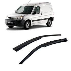 CarJoy Lot de 2 déflecteurs d'air - Déflecteurs d'air - Déflecteurs de pluie - Déflecteurs de fenêtre latérale - Compatibles ave