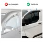 CarJoy Lot de 2 déflecteurs d'air - Déflecteurs d'air - Déflecteurs de pluie - Déflecteurs de fenêtre latérale - Compatibles ave