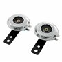 Universel Lot de 2 klaxons électriques 110 dB 12 V super puissant universel pour voiture camionnette moto vélo bateau