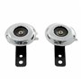 Universel Lot de 2 klaxons électriques 110 dB 12 V super puissant universel pour voiture camionnette moto vélo bateau
