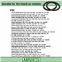 AERZETIX - C66390 - Lot de 2 bagues d'étanchéité, bouchon vissable de radiateur - matériau: FPM (caoutchouc fluoré) - compatible