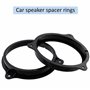 AERZETIX - C11598 - Lot de 2 Adaptateurs/Supports pour Haut-parleurs de Voiture Ø165 mm - côté de Montage portière Avant/arrière