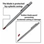 AERZETIX - C64992 - Stylo/marqueur pointe à tracer carrelage tôle pierre 140 mm - stylet découpe faïence - coupe-carreaux manuel
