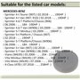 AERZETIX - C70095 - Couvercle d'arbre à came - compatible avec OE 0009976220