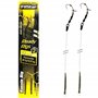 PRO FILSTAR Ronnie Rig N2 Hameçon de pêche à la carpe en fluorocarbone 20 cm