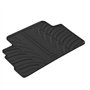 Gledring Set tapis de caoutchouc compatible avec Hyundai Kona 7/2017- excl. Hybrid/EV (T profil 4-pièces + clips de montage), No