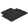 Gledring Set tapis de caoutchouc compatible avec Hyundai Kona 7/2017- excl. Hybrid/EV (T profil 4-pièces + clips de montage), No