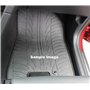Gledring Set tapis de caoutchouc compatible avec Hyundai Kona 7/2017- excl. Hybrid/EV (T profil 4-pièces + clips de montage), No