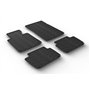 Gledring Set tapis de caoutchouc compatible avec BMW 3-Serie E46 1998-2005 (T profil 4-pièces + clips de montage)