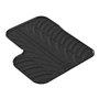 Set tapis de caoutchouc compatible avec Fiat 500X 2015- & Jeep Renegade après 02/2015- (T profil 4-pièces + clips de montage)