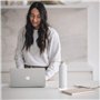 EQUA Gourde intelligente – 23 oz – Connexion Bluetooth avec application et signal lumineux – Bouteille isotherme à double paroi 