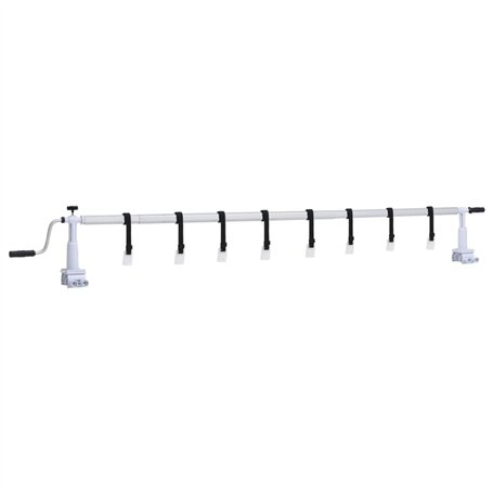 WKIEQACO Rouleau de couverture de piscine avec base en plastique pour maison et jardin