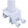 WKIEQACO Rouleau de couverture de piscine avec base en plastique pour maison et jardin