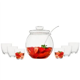 Bohemia Cristal 093 006 146 Service de Punch 9 pièces