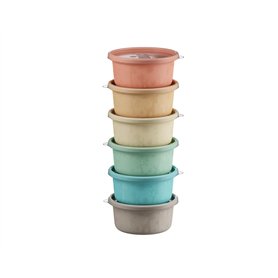 nip Lot de 6 boîtes à goûter pour tout-petits et bébés avec motif mignon
