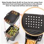 Moule Air Fryer GUICHENO 2 Pièces Accessoire Air Fryer pour Ninja Double Stack SL401 Moule en Silicone pour Friteuse À Air Chaud