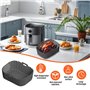 Moule Air Fryer GUICHENO 2 Pièces Accessoire Air Fryer pour Ninja Double Stack SL401 Moule en Silicone pour Friteuse À Air Chaud