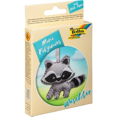 folia 52908 Kit de Couture en Feutre pour Enfants Mini Ligne de Feutre