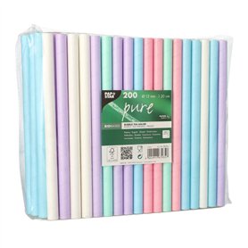 PAPSTAR 88024 Lot de 200 pailles à thé à bulles