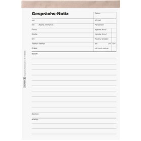 Baier & Schneider Bloc-notes ligné 50 feuilles quadrillées 60 g/m² Format A5