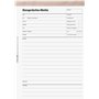 Baier & Schneider Bloc-notes ligné 50 feuilles quadrillées 60 g/m² Format A5