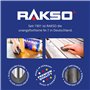 RAKSO Tapis en laine d'acier grossière