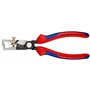 Knipex StriX® Pince à dénuder et coupe-câbles noire atramentisée, avec gaines bi-matière 180 mm (carte LS/blister) 13 62 180 SB