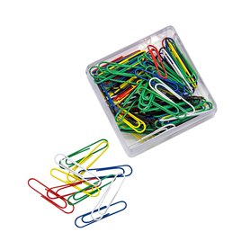 Lot de 100 trombones 32 mm avec revêtement en métal