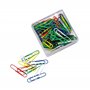 Lot de 100 trombones 32 mm avec revêtement en métal