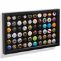 Leuchtturm 345773 Cadre de présentation Finestra - Cadre pour Bouchons de Champagne ou Capsules - Noir