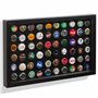 Leuchtturm 345773 Cadre de présentation Finestra - Cadre pour Bouchons de Champagne ou Capsules - Noir