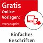 Avery Zweckform 6222-10 Étiquettes rondes (880 pastilles adhésives, Ø 20 mm sur A4, autocollants ronds à imprimer, étiquettes de