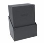 SIGEL SM204 Lot de 10 Protège-menus à cordon élastique avec 2 pochette transparent pour 8 feuilles DIN A4 et boîte de rangement,
