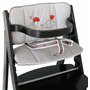 roba Coussin de Chaise Haute Adam et Eule en 2 Pièces - Réducteur de Siège Confortable - Imprimé Hérisson - Gris