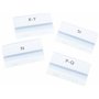 Durable 186819 Lot de 25 Portes Étiquettes 60 mm Transparent