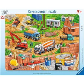 Ravensburger - 06058 0 - Puzzle - Les Travaux Chantier