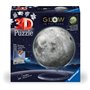 Ravensburger - 3D Puzzle Ball Moon Glow in the Dark